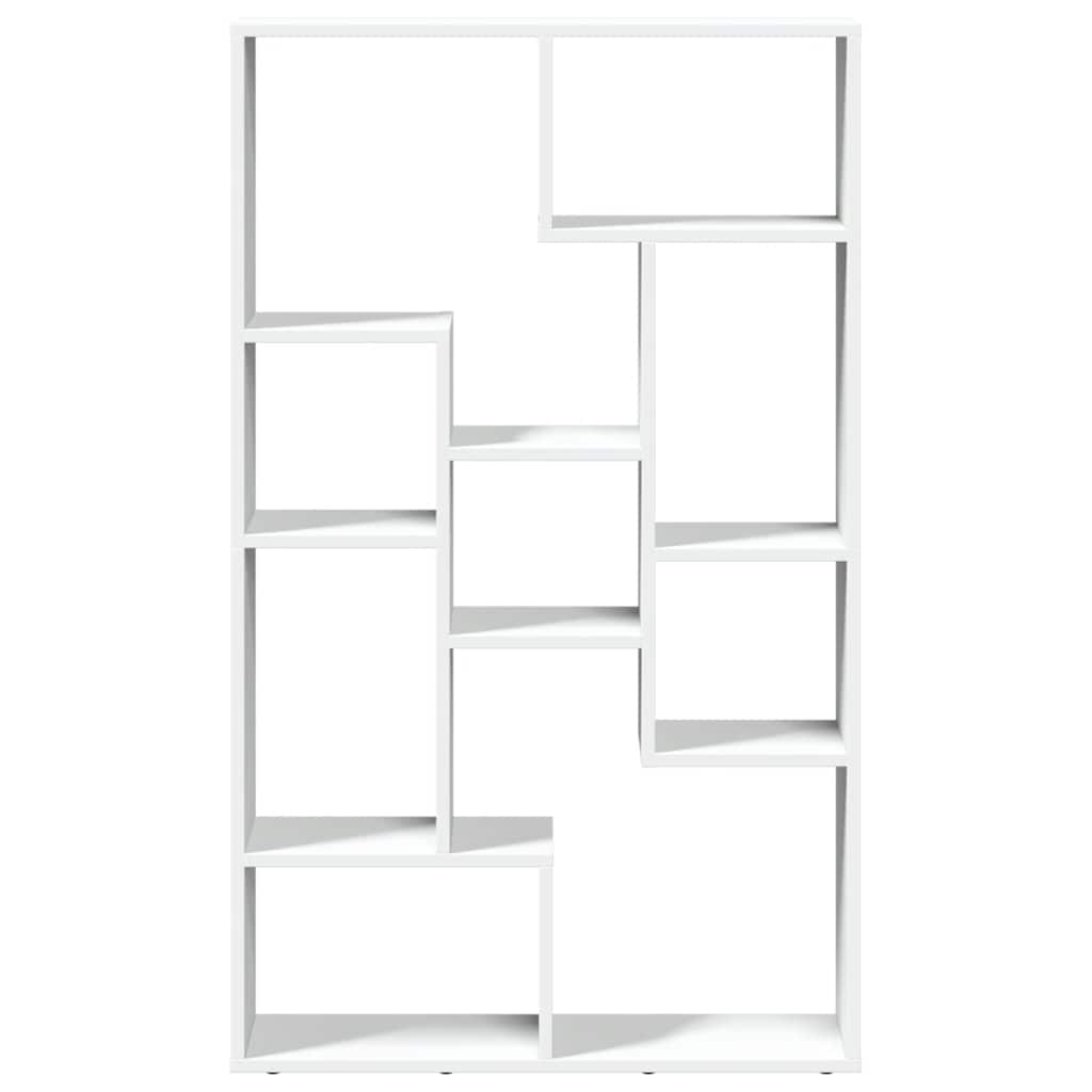 Bibliothèque blanc 72x20x120,5 cm bois d'ingénierie - XIOS