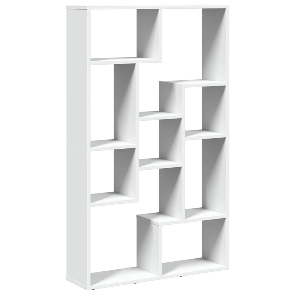 Bibliothèque blanc 72x20x120,5 cm bois d'ingénierie - XIOS