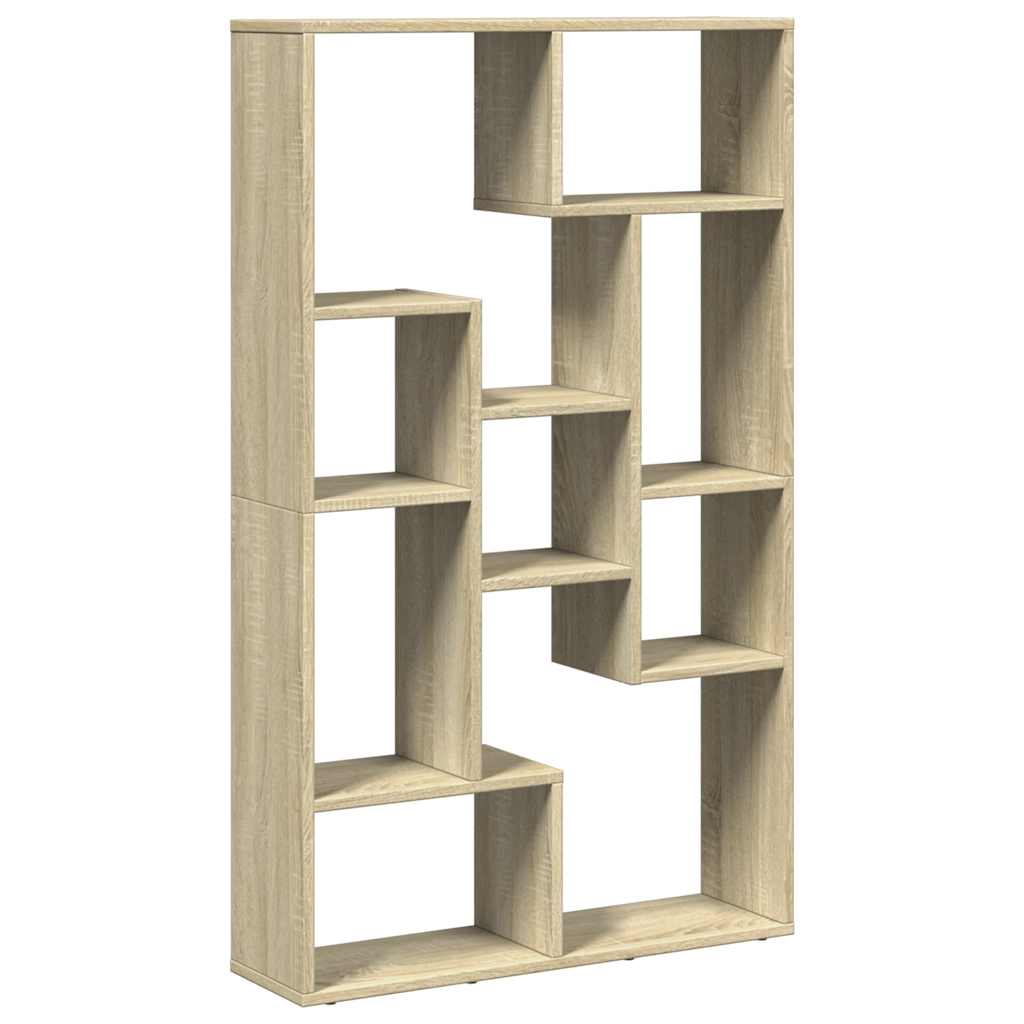 Bibliothèque chêne sonoma 72x20x120,5 cm bois d'ingénierie - XIOS