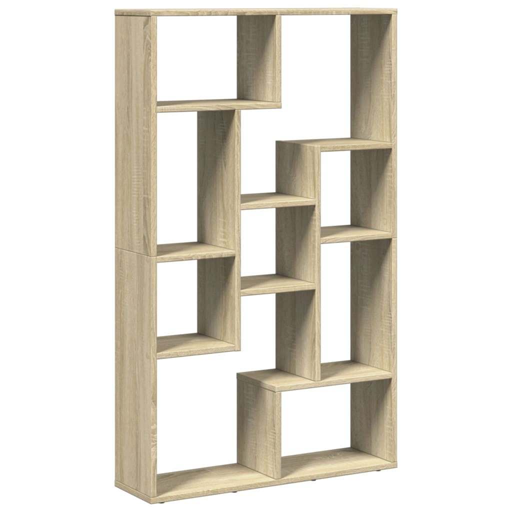 Bibliothèque chêne sonoma 72x20x120,5 cm bois d'ingénierie - XIOS