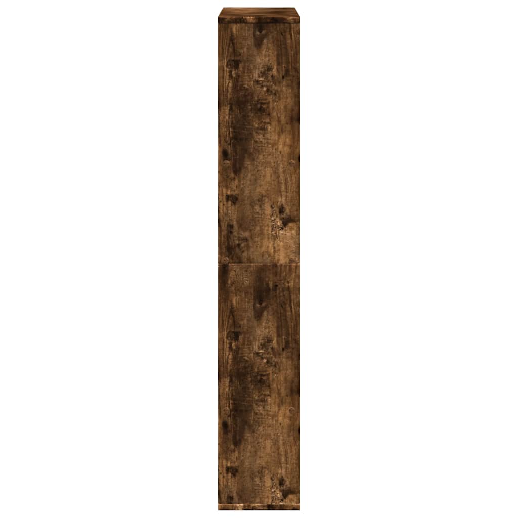 Bibliothèque chêne fumé 72x20x120,5 cm bois d'ingénierie - XIOS