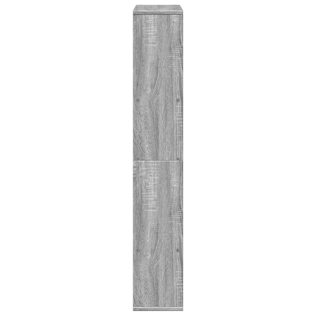 Bibliothèque sonoma gris 72x20x120,5 cm bois d'ingénierie - XIOS