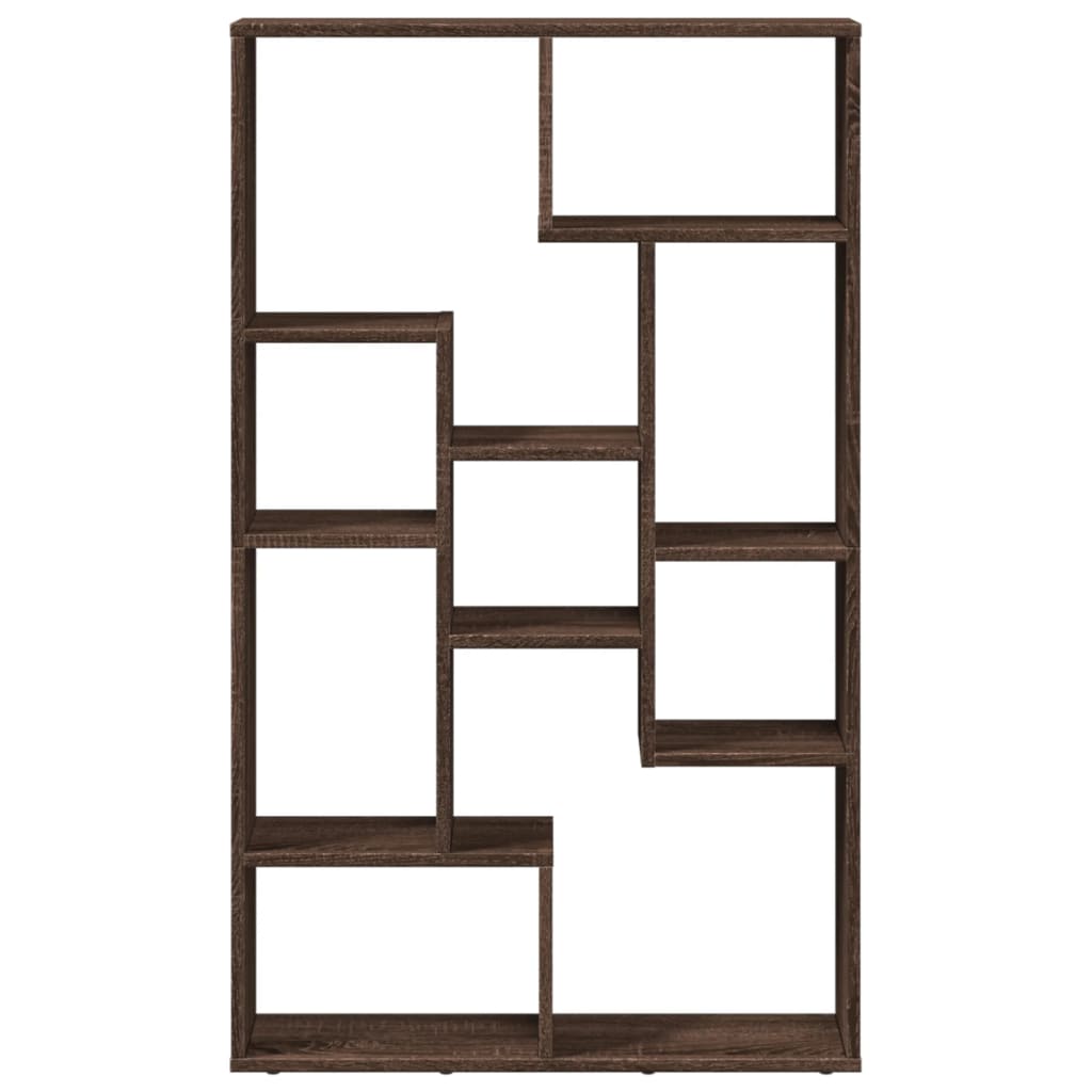 Bibliothèque chêne marron 72x20x120 cm bois d'ingénierie - XIOS