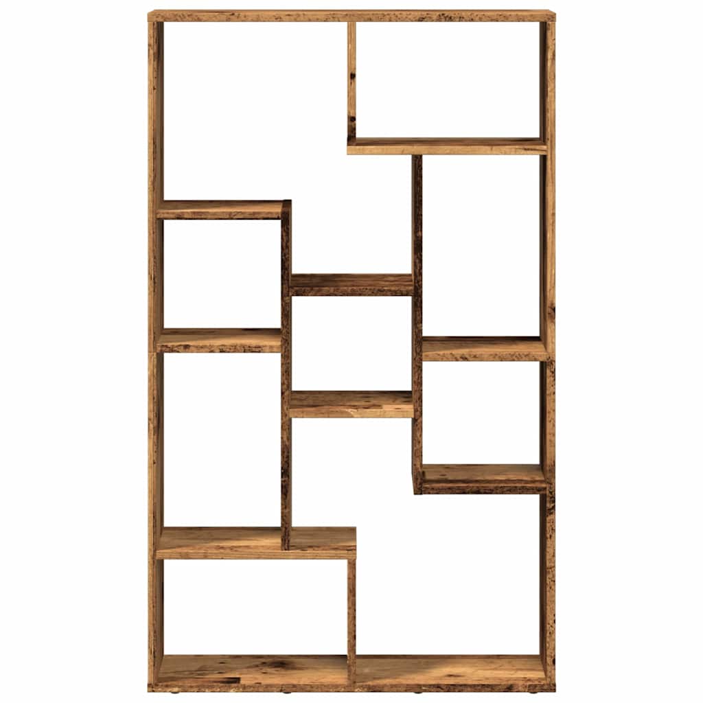 Bibliothèque vieux bois 72x20x120,5 cm bois d'ingénierie - XIOS