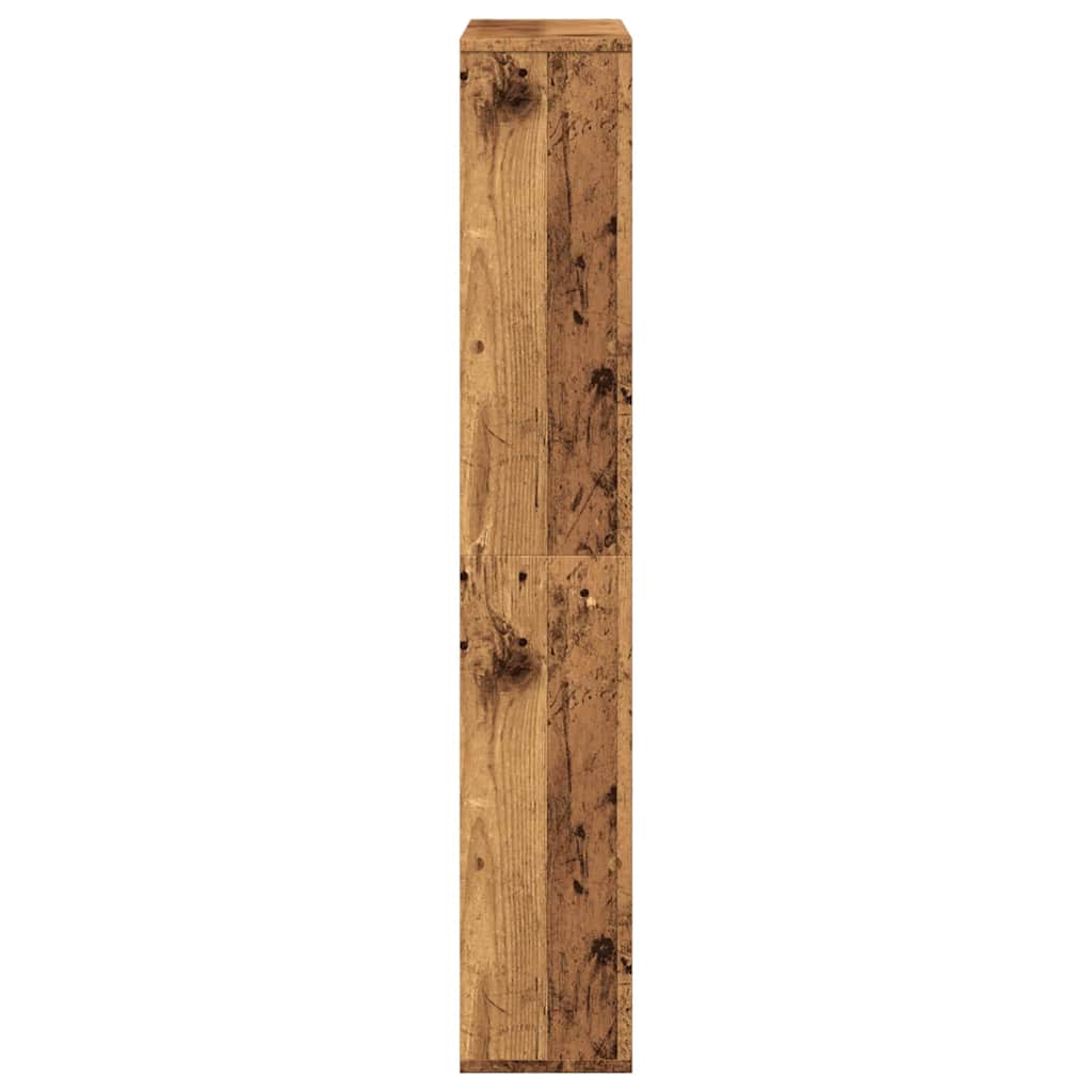 Bibliothèque vieux bois 72x20x120,5 cm bois d'ingénierie - XIOS