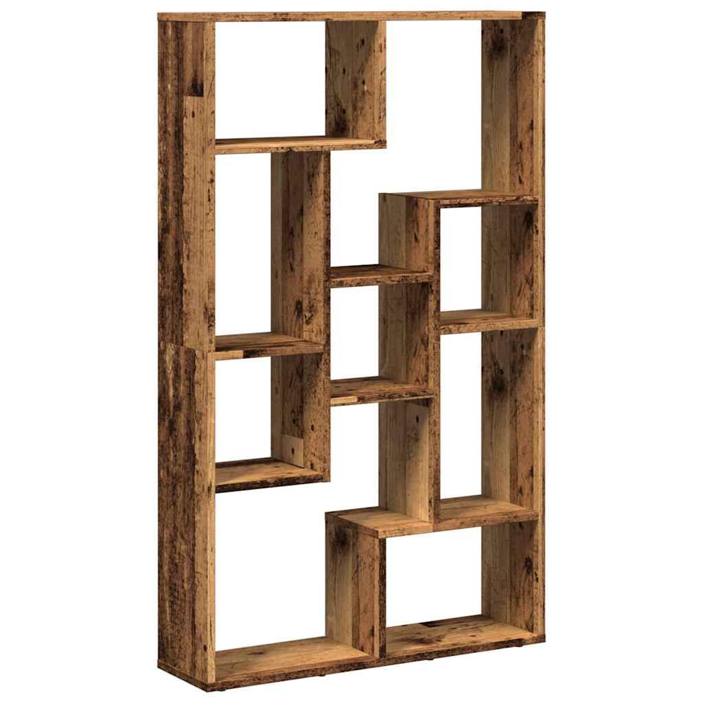Bibliothèque vieux bois 72x20x120,5 cm bois d'ingénierie - XIOS