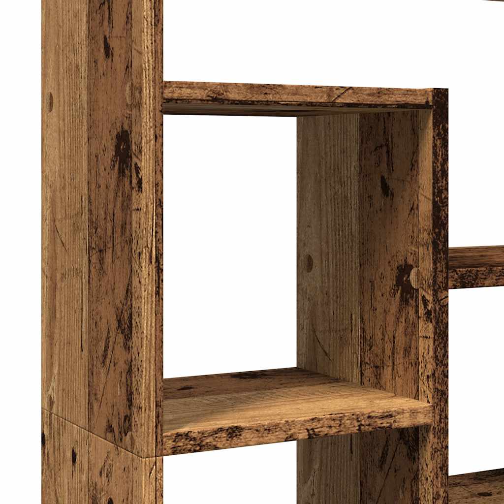 Bibliothèque vieux bois 72x20x120,5 cm bois d'ingénierie - XIOS