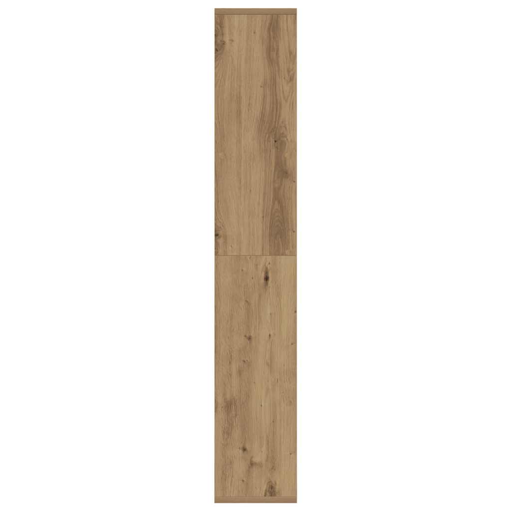 Bibliothèque chêne artisanal 72x20x120,5 cm bois d'ingénierie - XIOS
