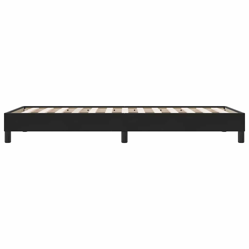 Cadre de lit sans matelas noir 100x210 cm velours - XIOS