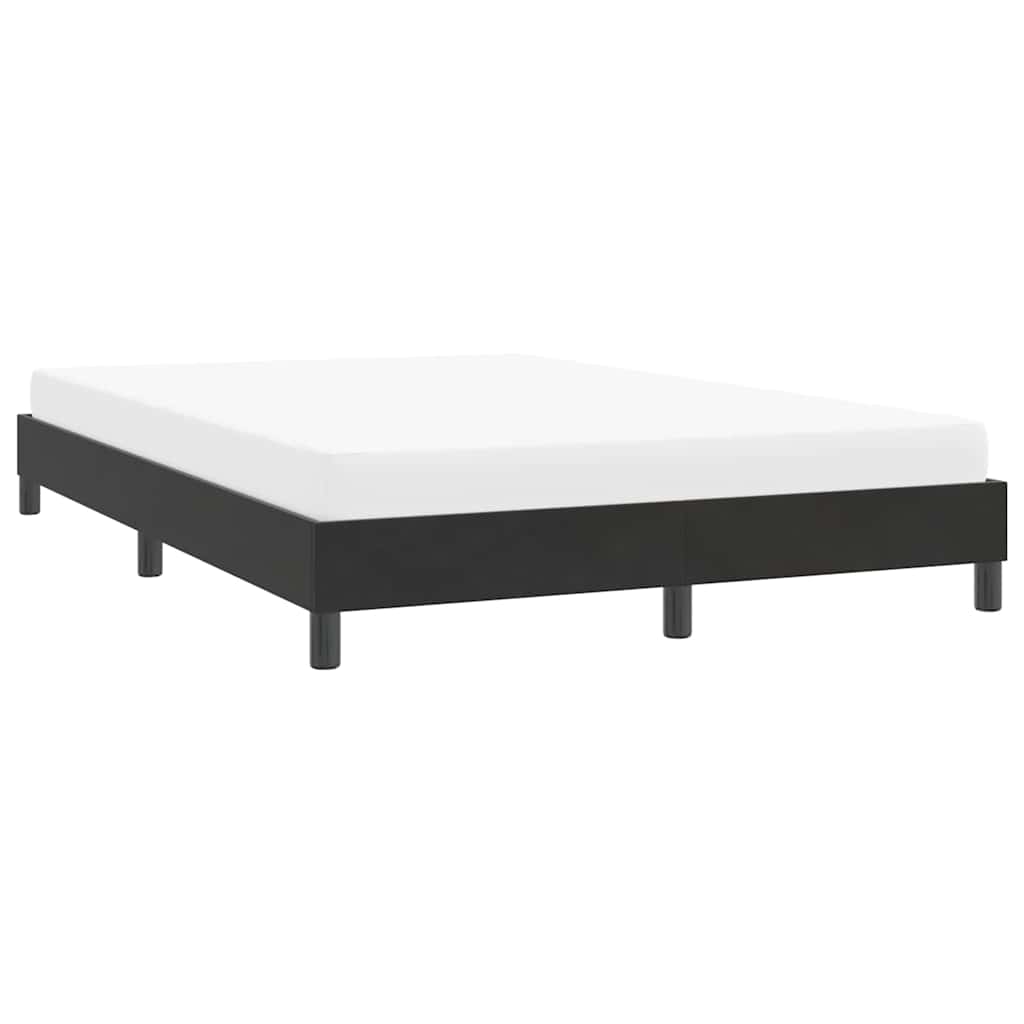 Cadre de lit sans matelas noir 160x210 cm velours - XIOS