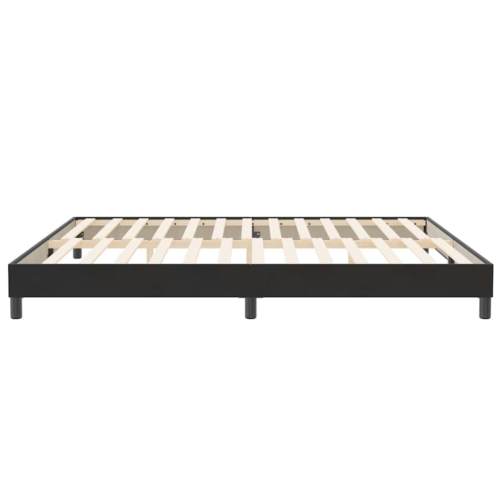 Cadre de lit sans matelas noir 200x210 cm velours - XIOS