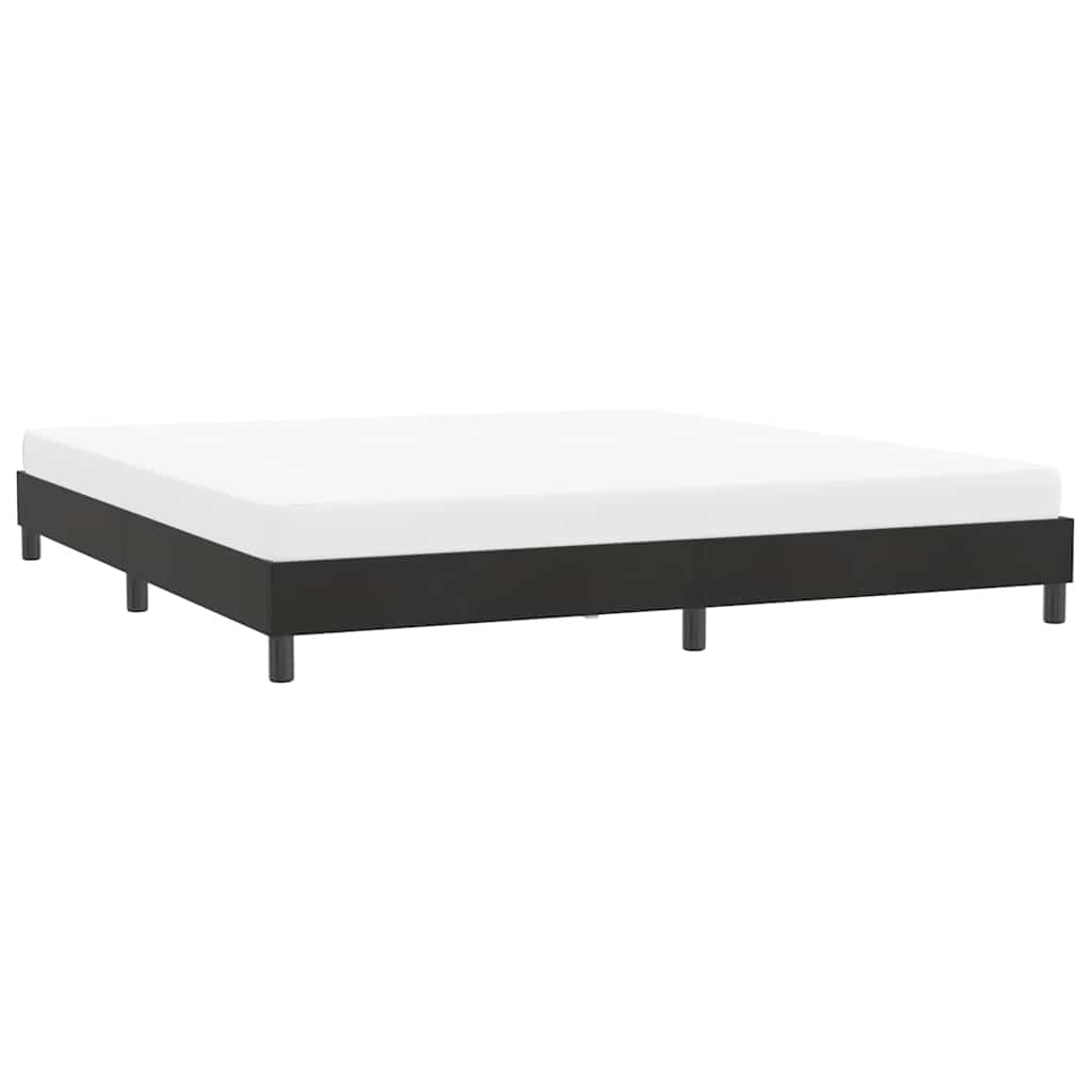 Cadre de lit sans matelas noir 180x220 cm velours - XIOS
