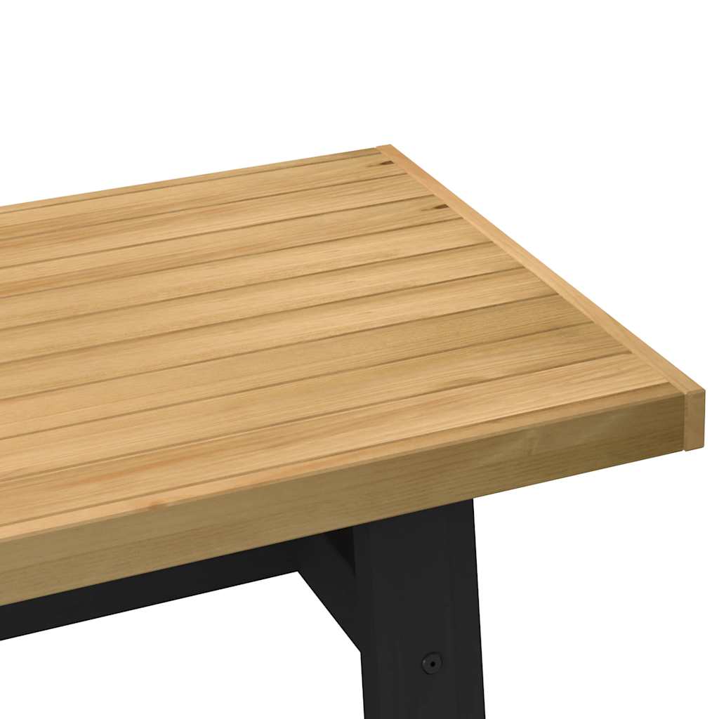 Table basse NOAIN pieds en forme de A 120x60x40 cm massif pin - XIOS