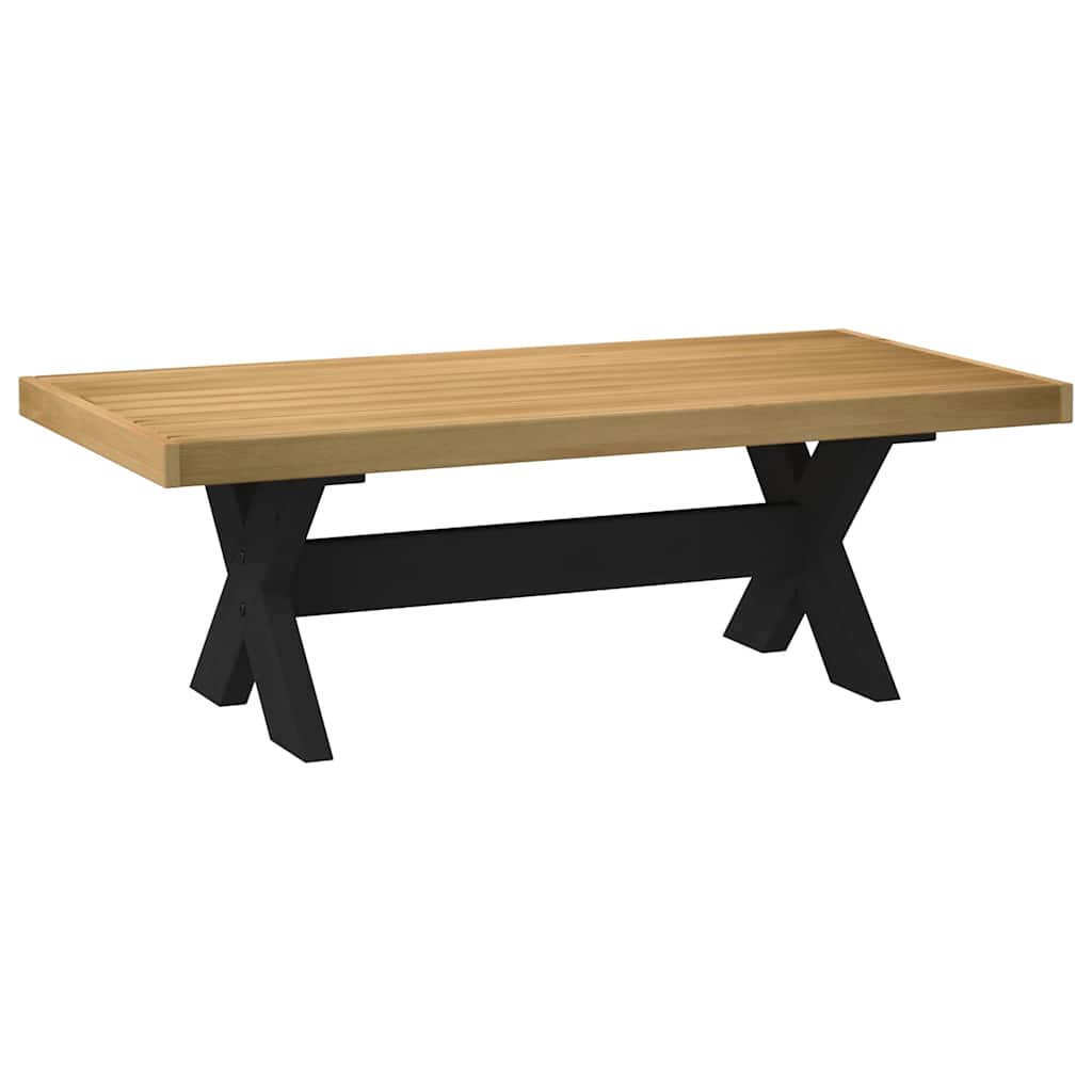 Table basse NOAIN pieds en forme de X 120x60x40 cm massif pin - XIOS