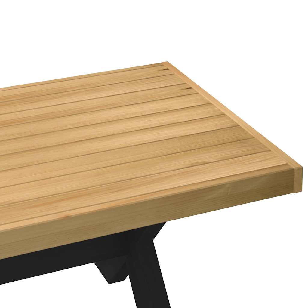Table basse NOAIN pieds en forme de X 120x60x40 cm massif pin - XIOS