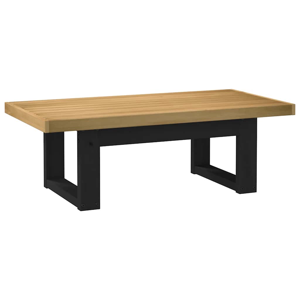 Table basse NOAIN pieds en forme de U 120x60x40 cm massif pin - XIOS