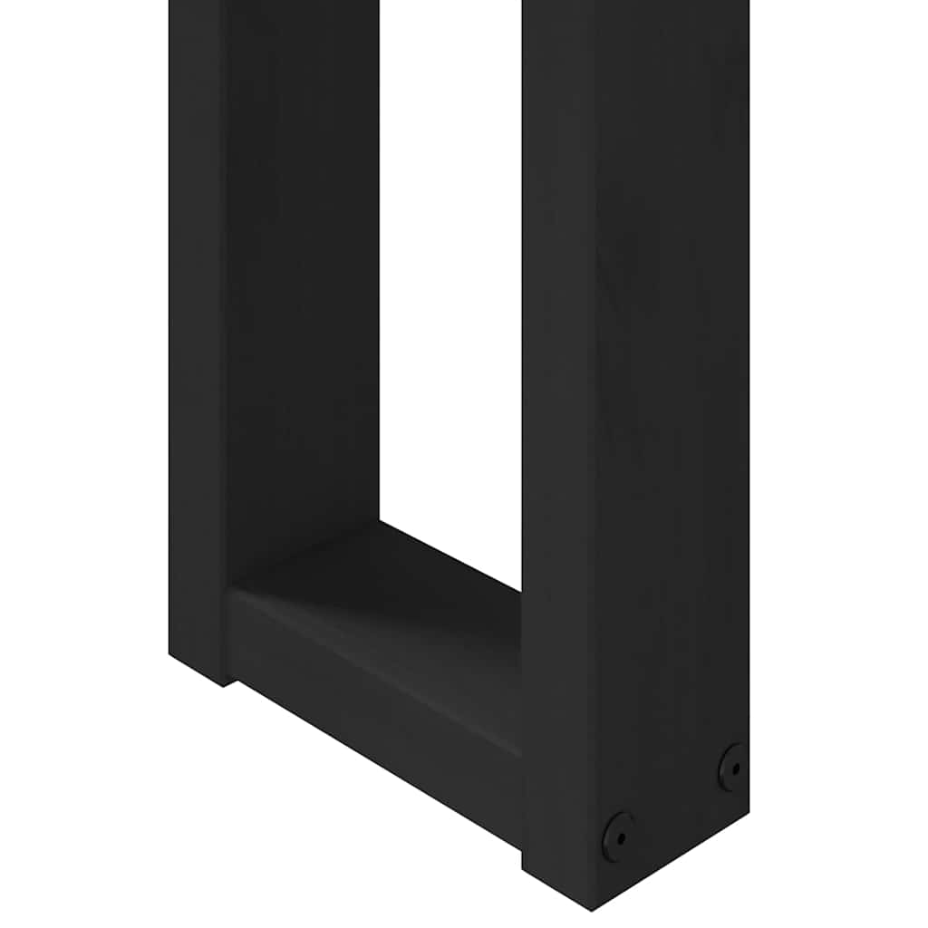 Table console NOAIN pieds en forme de U 120x30x75 cm massif pin - XIOS