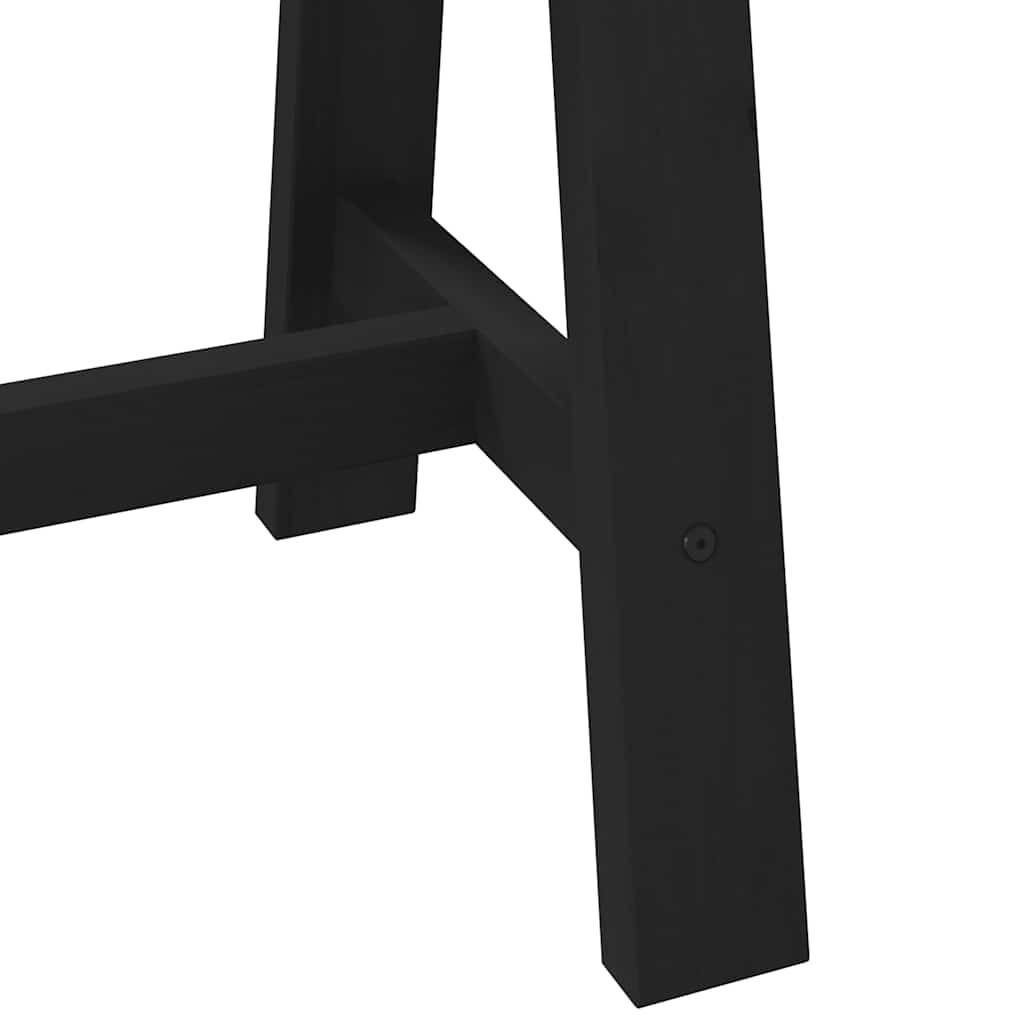 Bureau NOAIN pieds en forme de A 120x50x75 cm bois massif pin - XIOS