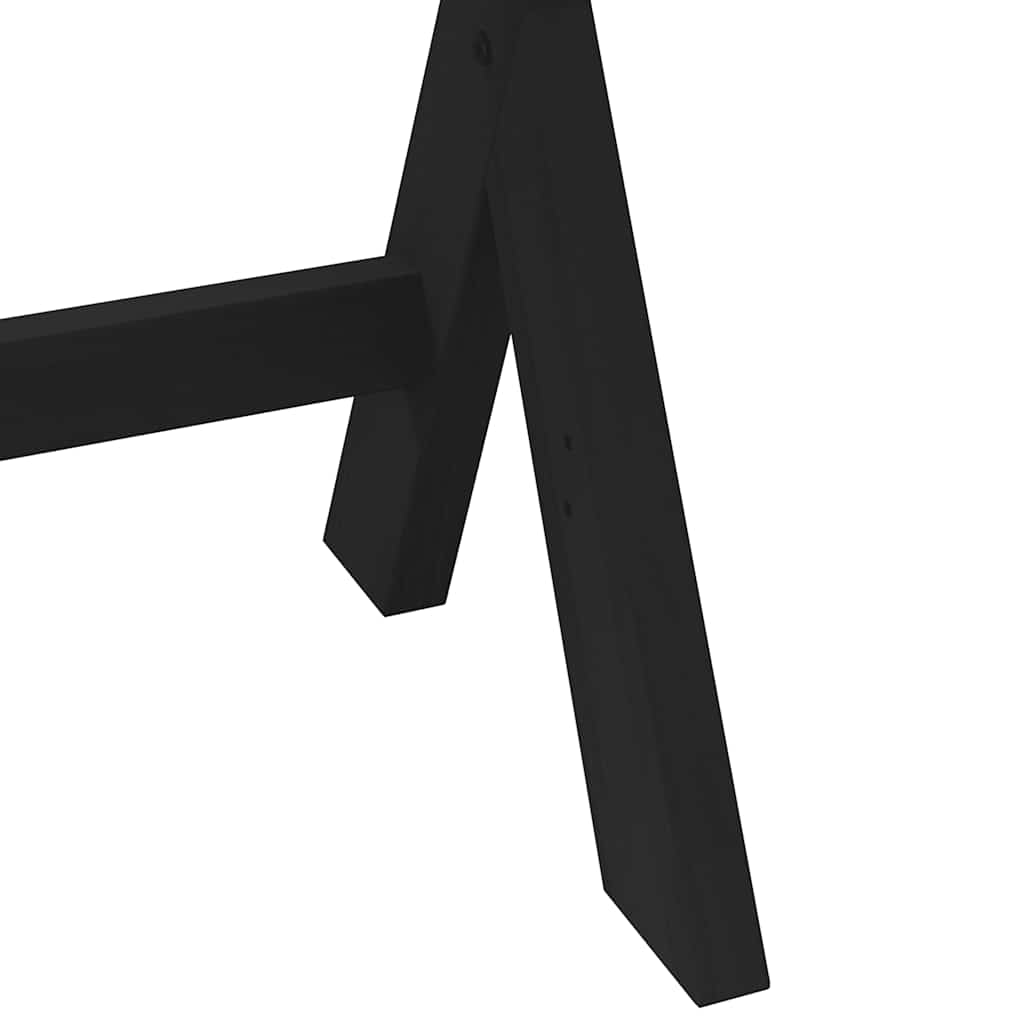 Bureau NOAIN pieds en forme de X 120x50x75 cm bois massif pin - XIOS