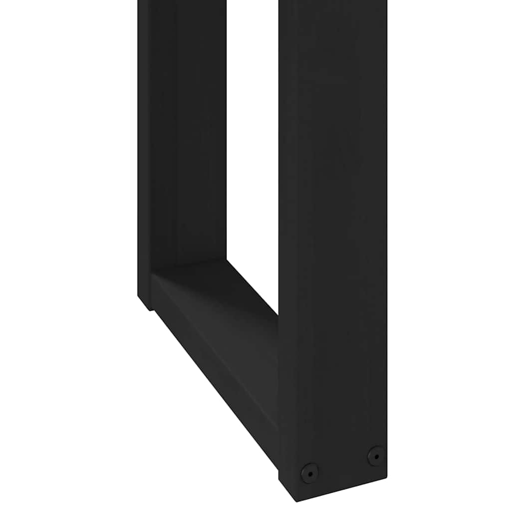 Bureau NOAIN pieds en forme de U 120x50x75 cm bois massif pin - XIOS