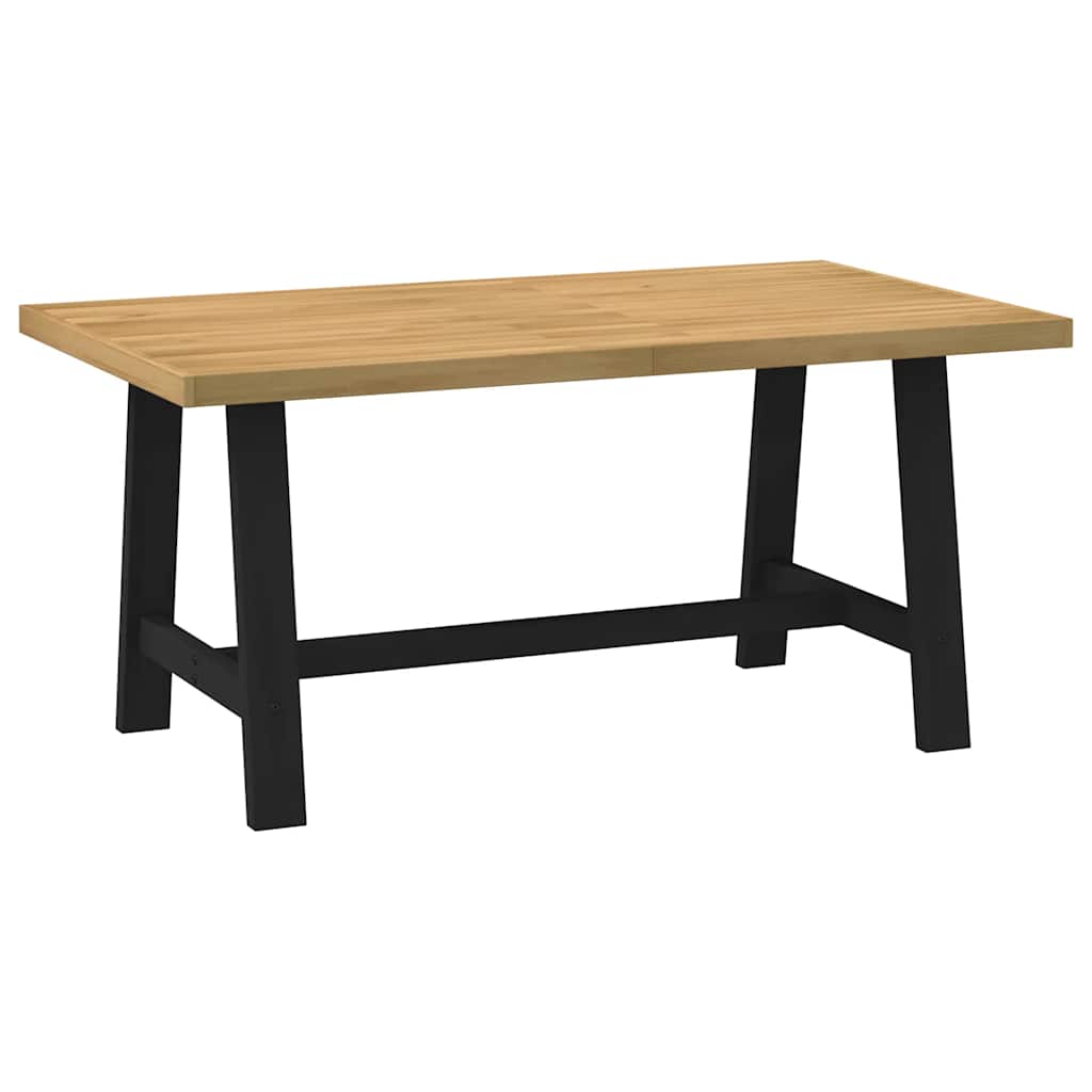 Table à manger NOAIN pieds en forme de A 160x90x75cm massif pin - XIOS