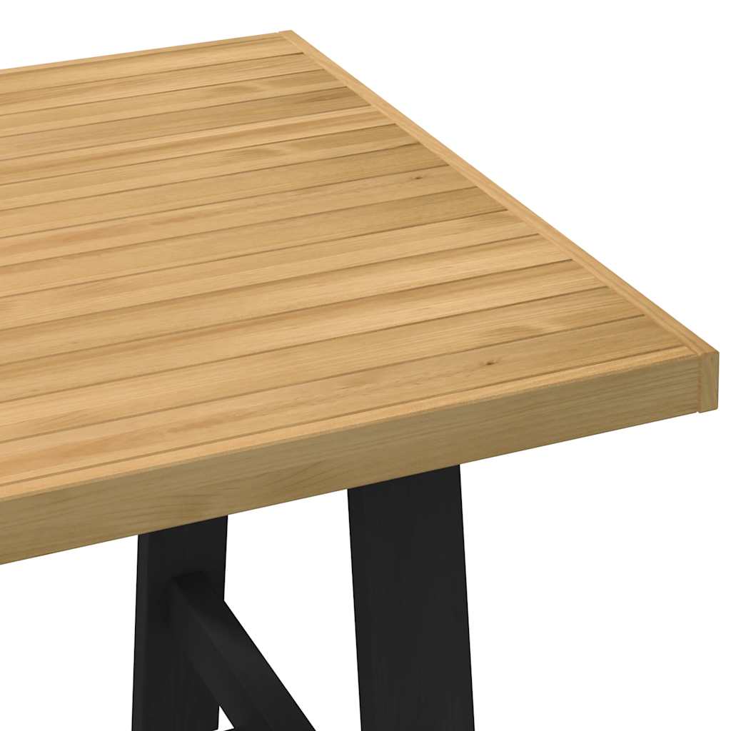 Table à manger NOAIN pieds en forme de A 160x90x75cm massif pin - XIOS