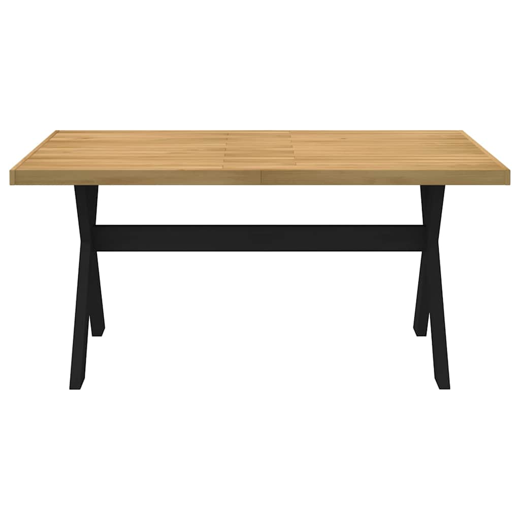 Table à manger NOAIN pieds en forme de X 160x90x75cm massif pin - XIOS