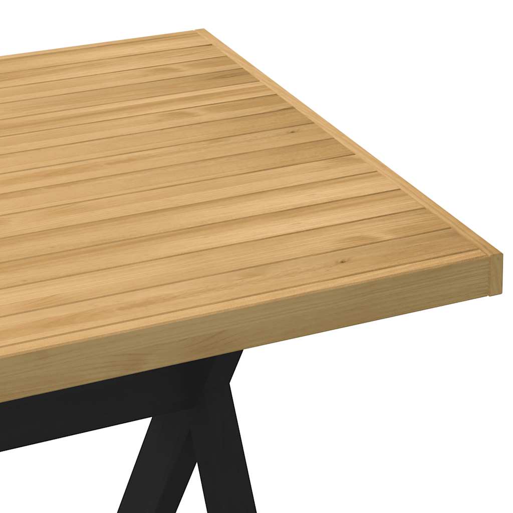 Table à manger NOAIN pieds en forme de X 160x90x75cm massif pin - XIOS