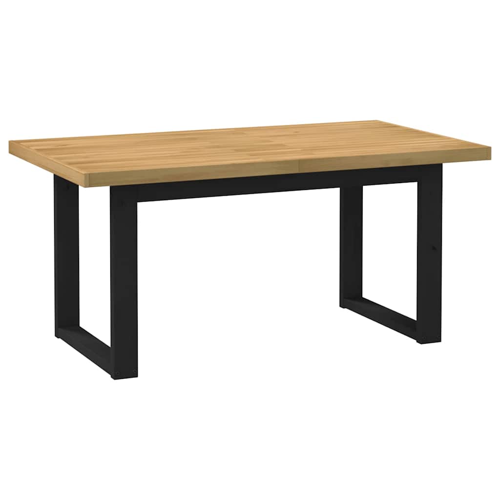 Table à manger NOAIN pieds en forme de U 160x90x75cm massif pin - XIOS