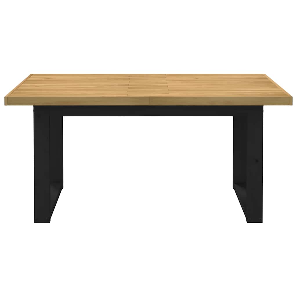Table à manger NOAIN pieds en forme de U 160x90x75cm massif pin - XIOS