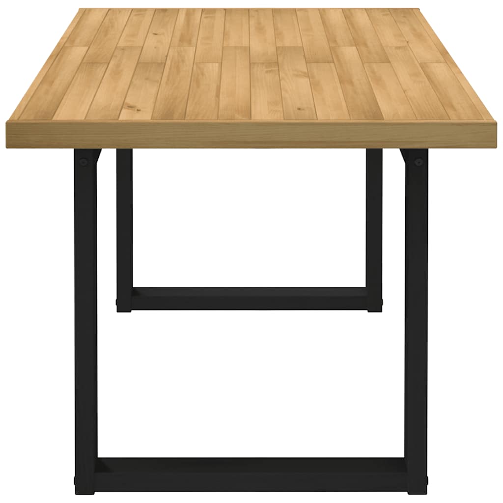 Table à manger NOAIN pieds en forme de U 160x90x75cm massif pin - XIOS