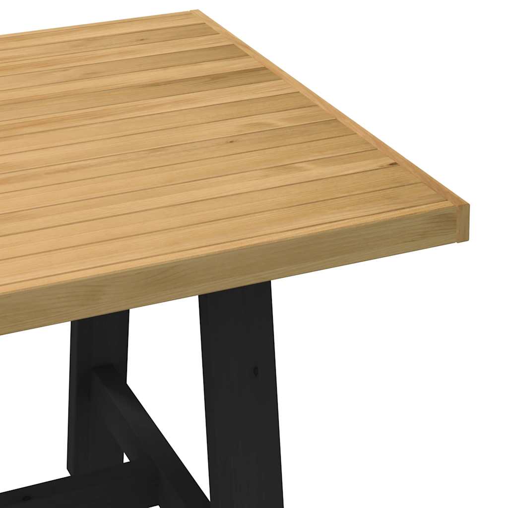Table à manger NOAIN pieds en forme de A 180x90x75cm massif pin - XIOS
