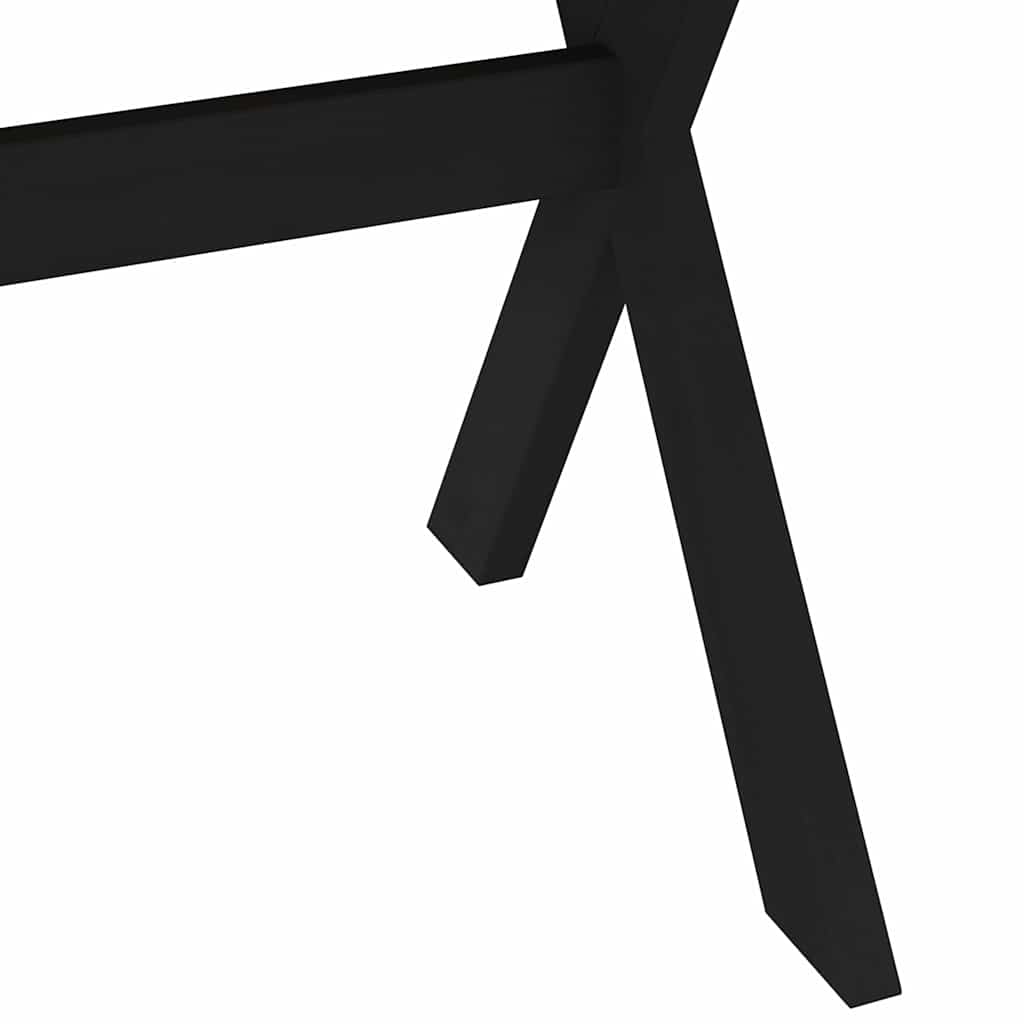 Table à manger NOAIN pieds en forme de X 180x90x75cm massif pin - XIOS