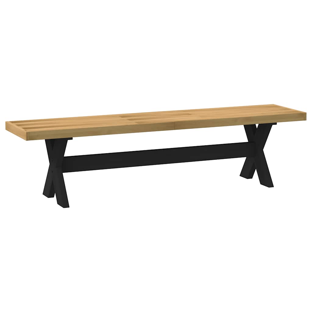Banc à manger NOAIN pieds en forme de X 180x40x45 cm massif pin - XIOS