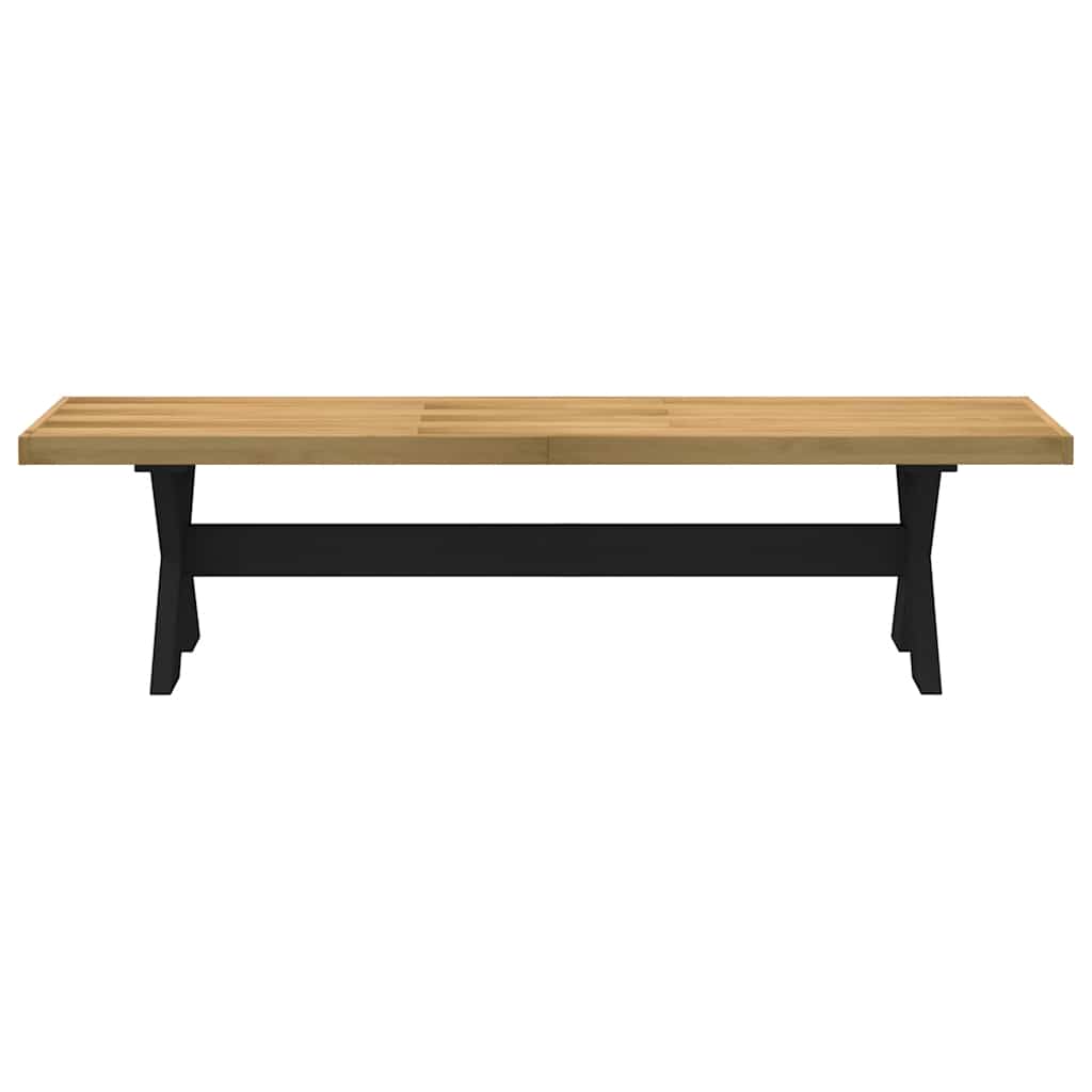 Banc à manger NOAIN pieds en forme de X 180x40x45 cm massif pin - XIOS
