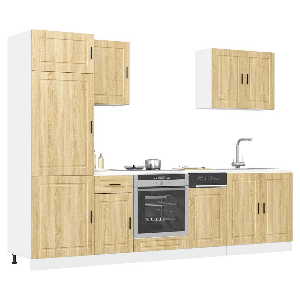 Ensemble d'armoires de cuisine 7 pcs Kalmar bois d'ingénierie Meubles de cuisine vidaXL