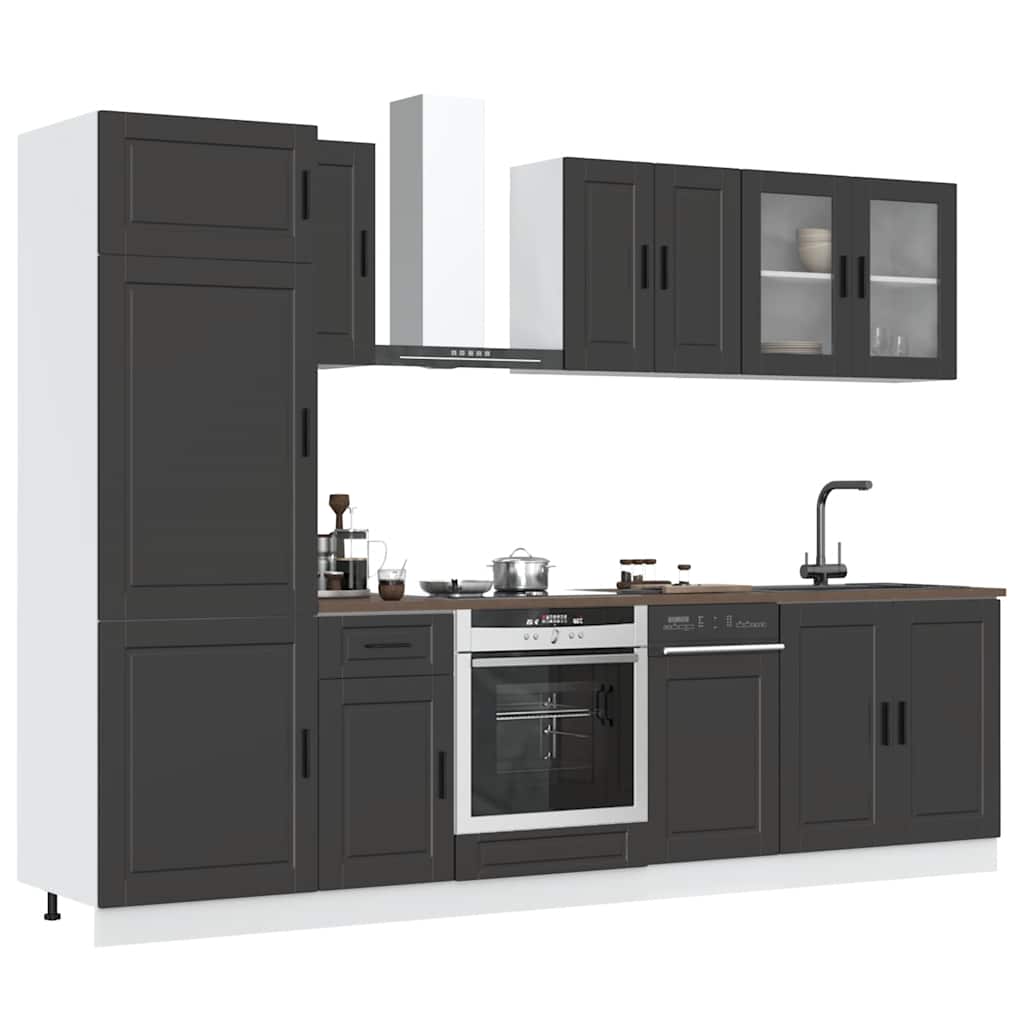 Ensemble d'armoires de cuisine 8 pcs Kalmar bois d'ingénierie Meubles de cuisine vidaXL