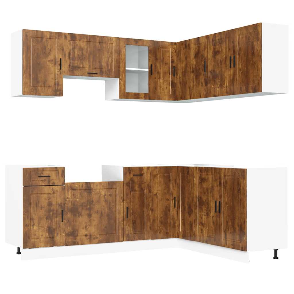 Ensemble d'armoires de cuisine 11 pcs Porto bois d'ingénierie Meubles de cuisine vidaXL