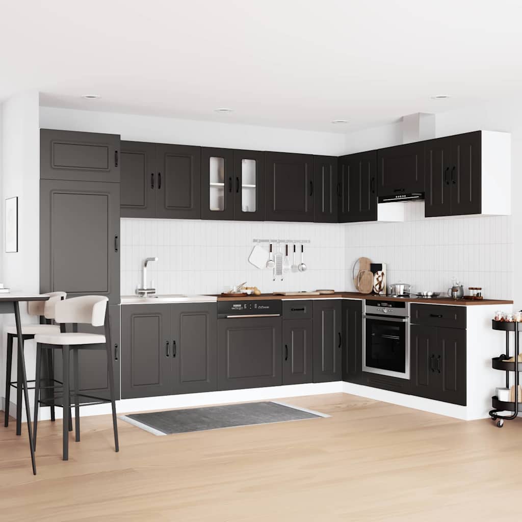 Armoire de cuisine Kalmar Noir 80 x 46 x 81,5 cm - XIOS