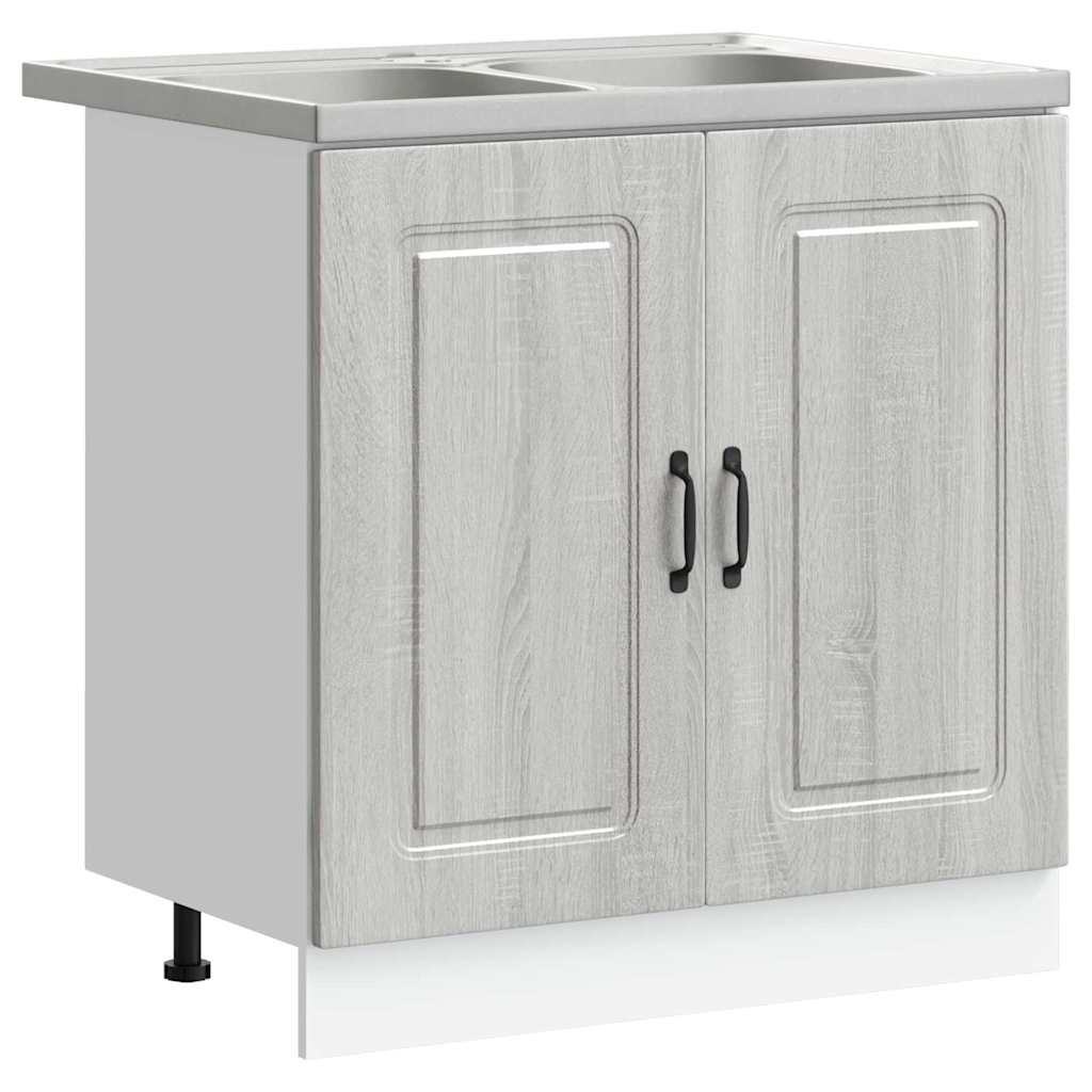 Armoire de cuisine Kalmar Gris Sonoma 80 x 46 x 81,5 cm