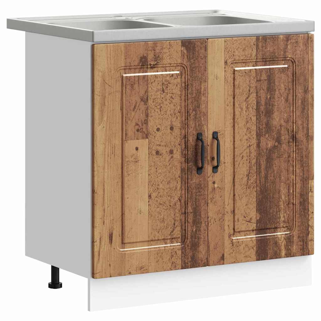 Armoire de cuisine Kalmar Bois ancien 80 x 46 x 81,5 cm - XIOS