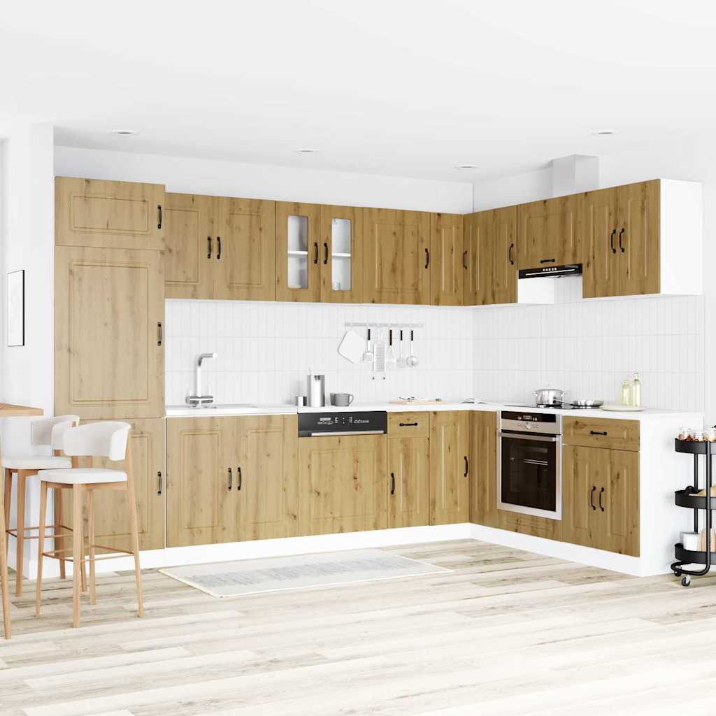 Armoire de cuisine Kalmar Chêne artisanal 80 x 46 x 81,5 cm - XIOS