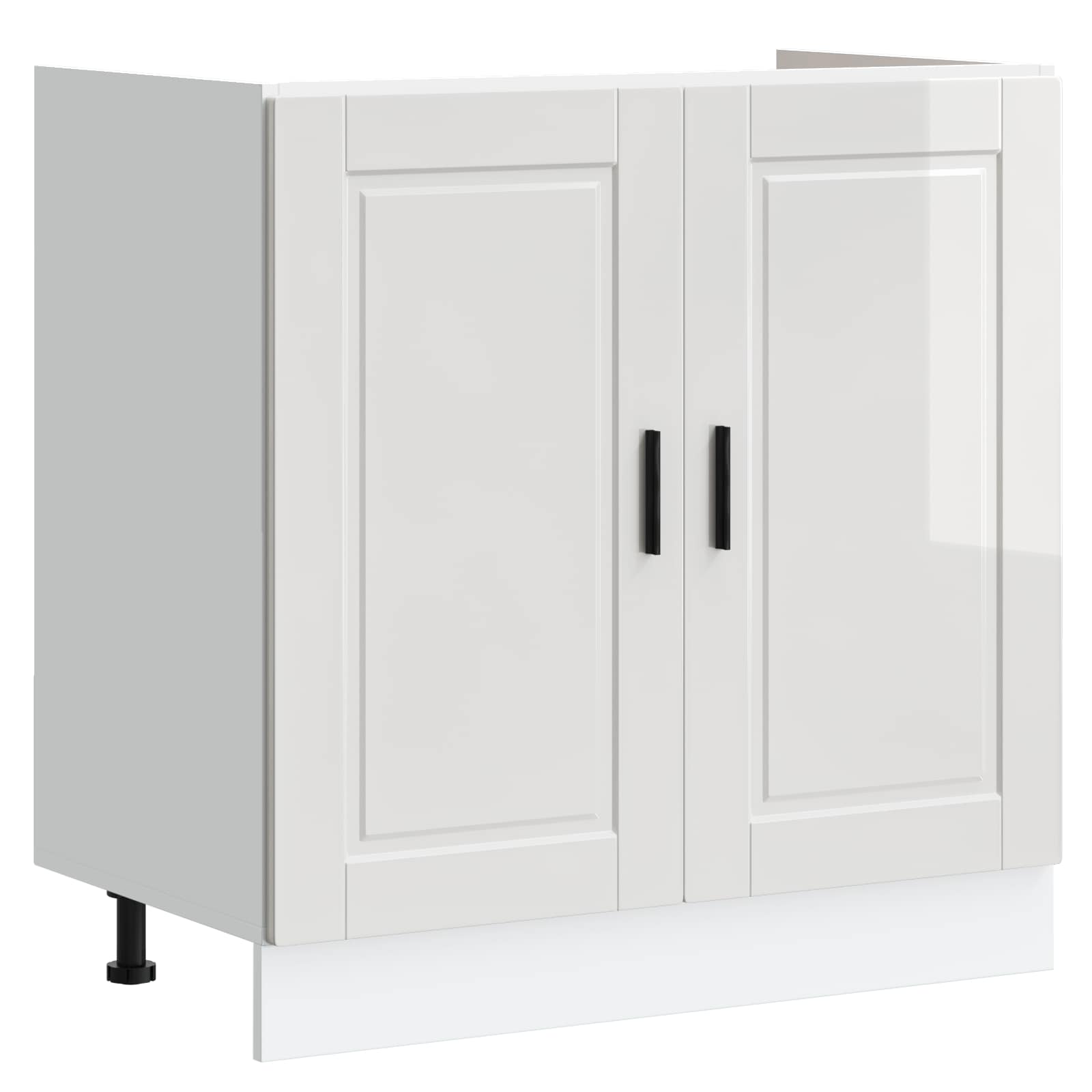 Meuble sous évier Porto 2 pc Blanc 80 x 46 x 81,5 cm - XIOS