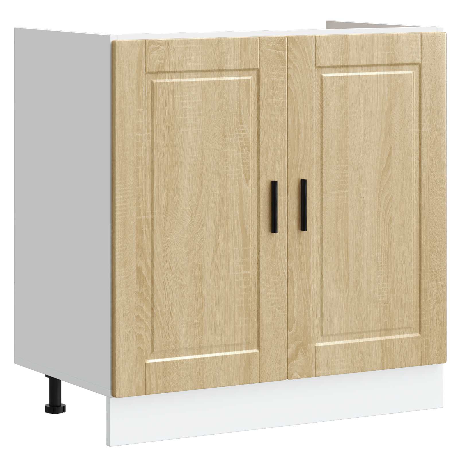 Meuble sous évier Porto 2 pc Marron 80 x 46 x 81,5 cm - XIOS
