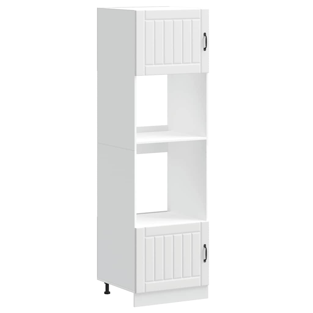 Armoires de four 2 pièces "Lucca" Bois d'ingénierie blanc - XIOS