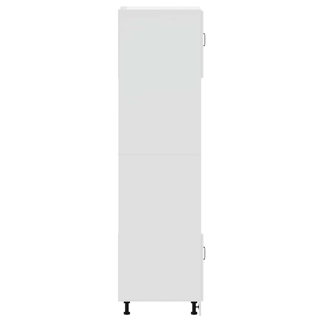 Armoires de four 2 pièces "Lucca" Bois d'ingénierie blanc brillant - XIOS