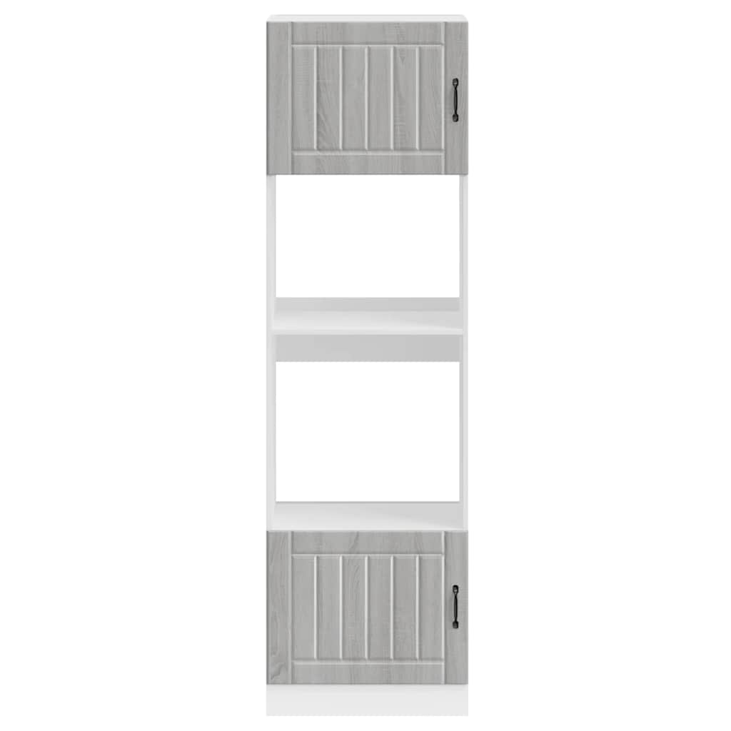 Armoires de four 2 pcs Kalmar sonoma gris bois d'ingénierie - XIOS
