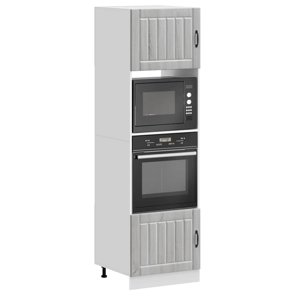 Armoires de four 2 pcs Kalmar sonoma gris bois d'ingénierie - XIOS