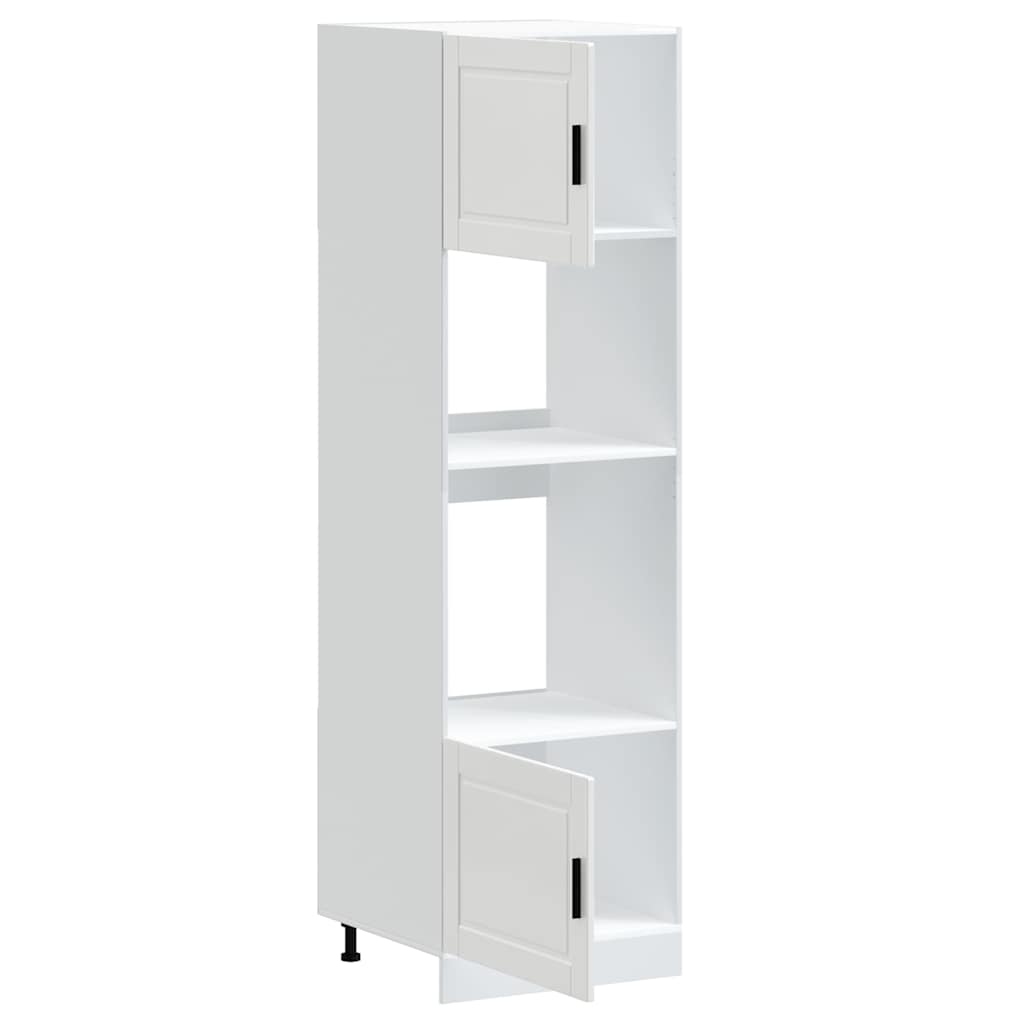 Armoires de four 2 pcs Porto blanc bois d'ingénierie - XIOS