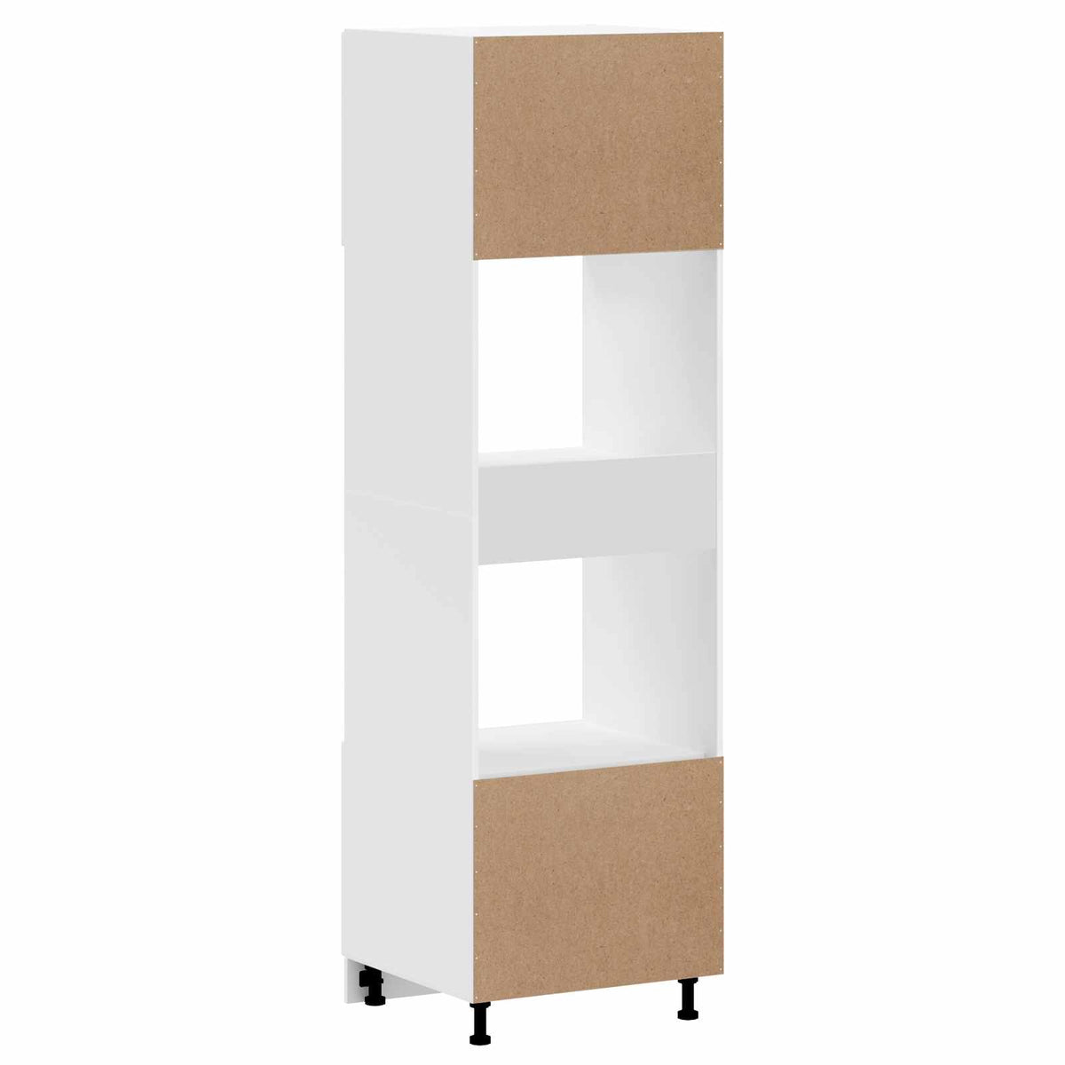 Armoires de four 2 pcs Porto blanc brillant bois d'ingénierie